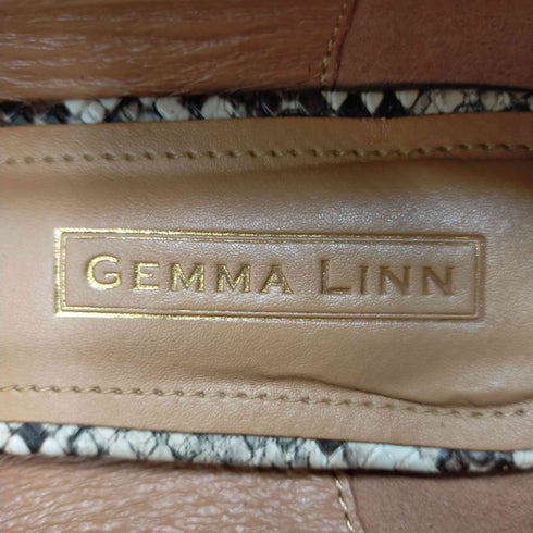 ジェマリン GEMMA LINN オーバルモチーフエナメルローファー レディース 35
