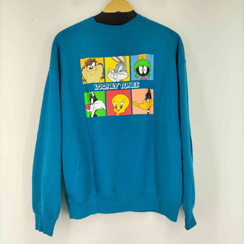 LOONEY TUNES 両面プリントクルーネックスウェット メンズ import:M