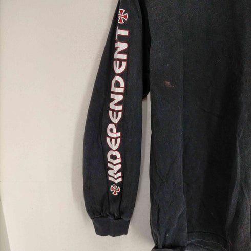インディペンデント INDEPENDENT 袖バックプリント長袖Tシャツ メンズ JPN:M