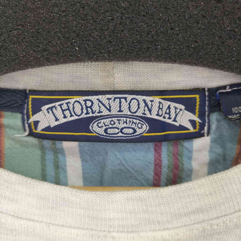 THORNTON BAY 90-00S フロント刺繍クルーネックスウェット メンズ import:L