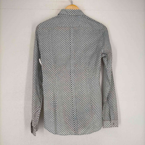 バーバリープローサム BURBERRY PRORSUM MADE IN ITALY 総柄フロントボタンシャツ メンズ