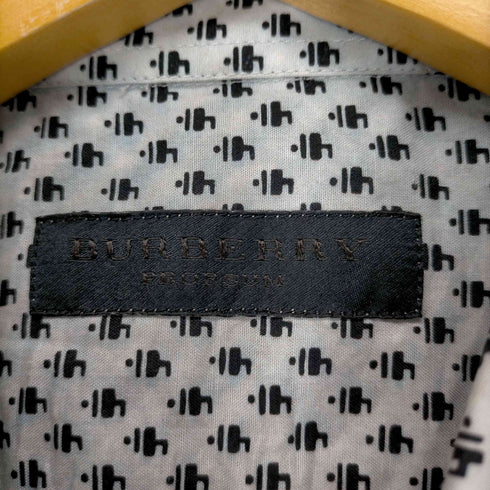 バーバリープローサム BURBERRY PRORSUM MADE IN ITALY 総柄フロントボタンシャツ メンズ