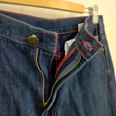 カルバンクラインジーンズ Calvin Klein Jeans 17AW RAF SIMONS期 レッドステッチ インディゴデニムパンツ 74WWPA48 レディース 27