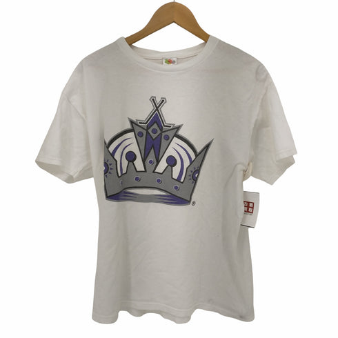 フルーツオブザルーム FRUIT OF THE LOOM HEAVY フロントプリントTシャツ メンズ import:XL