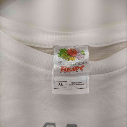フルーツオブザルーム FRUIT OF THE LOOM HEAVY フロントプリントTシャツ メンズ import:XL