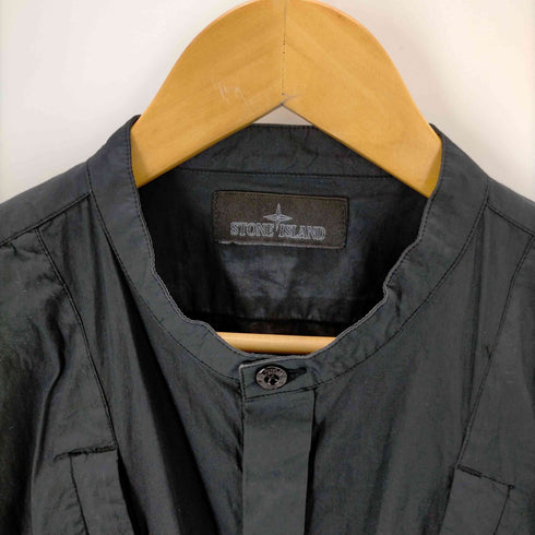 ストーンアイランド シャドウプロジェクト STONE ISLAND SHADOW PROJECT バンドカラーシャツジャケット メンズ import:M