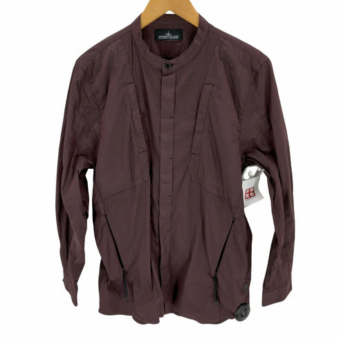 ストーンアイランド シャドウプロジェクト STONE ISLAND SHADOW PROJECT バンドカラーシャツジャケット メンズ import:M