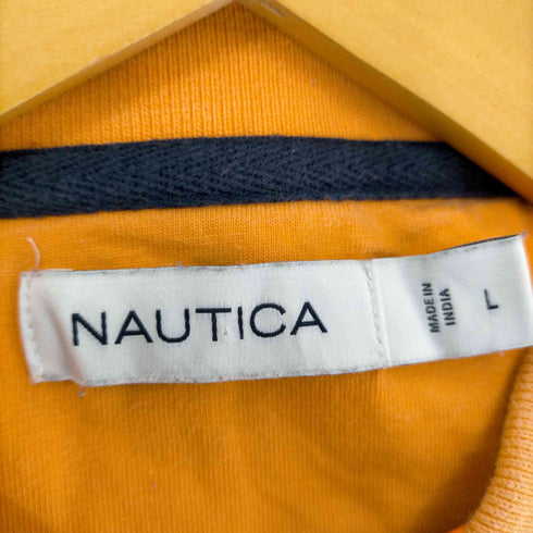 ノーティカ NAUTICA ボーダーポロS/Sシャツ メンズ import:L