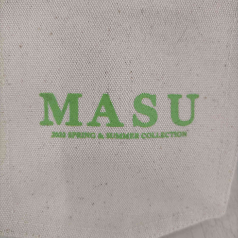 エムエーエスユー MASU フロントロゴ キャンバスポーチ メンズ