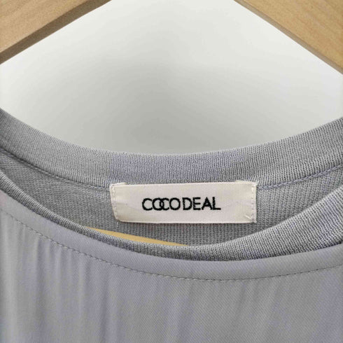 ココディール COCO DEAL 21AW ショートニットベスト × バルーンスリーブ ワンピース セット レディース JPN:1