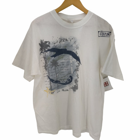 MADE IN MEXICO COZMEL フロントプリントクルーネックTシャツ メンズ import:XL
