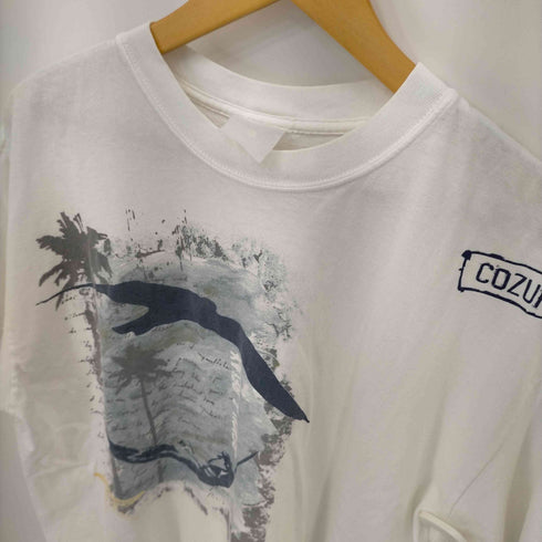 MADE IN MEXICO COZMEL フロントプリントクルーネックTシャツ メンズ import:XL