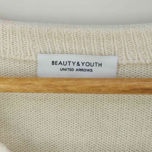 ビューティーアンドユースユナイテッドアローズ BEAUTY & YOUTH UNITED ARROWS BY コットンギマレースアップロングスリーブニット レディース