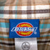 ディッキーズ Dickies チェックレギュラーカラーS/Sシャツ メンズ L 16/18