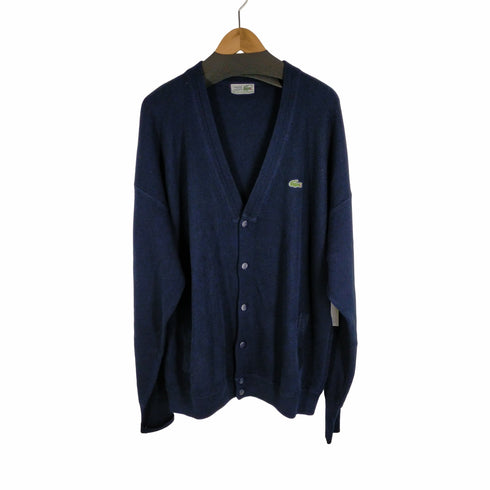 シュミーズ ラコステ CHEMISE LACOSTE 70S-80S ワニ刺しゅう アクリルカーディガン メンズ JPN:XL