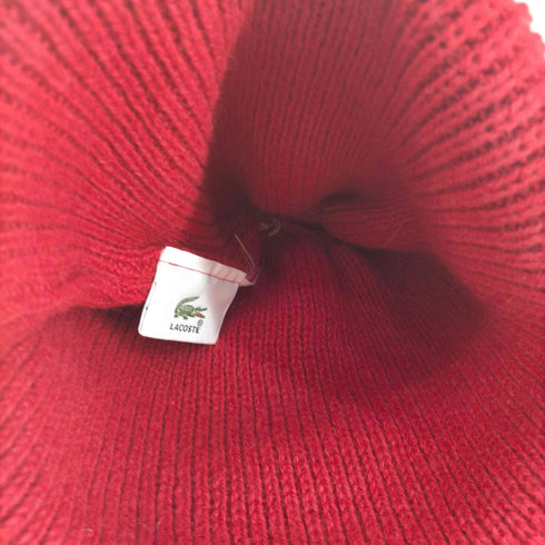 ラコステ LACOSTE ワニワッペン ビーニー メンズ