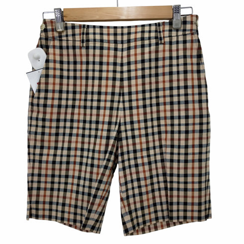 ダックスゴルフ DAKS GOLF チェック柄 ハーフパンツ レディース W67 H93