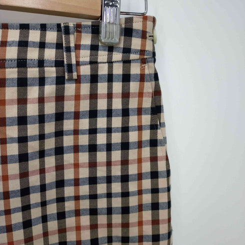 ダックスゴルフ DAKS GOLF チェック柄 ハーフパンツ レディース W67 H93