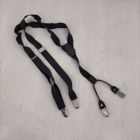 ヨウジヤマモトプールオム Yohji Yamamoto POUR HOMME SUSPENDERS ゴム式サスペンダー メンズ ONE SIZE