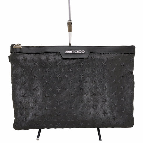 ジミーチュウ JIMMY CHOO derry スターエンボスクラッチバッグ メンズ