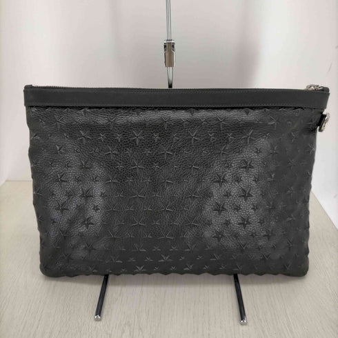 ジミーチュウ JIMMY CHOO derry スターエンボスクラッチバッグ メンズ