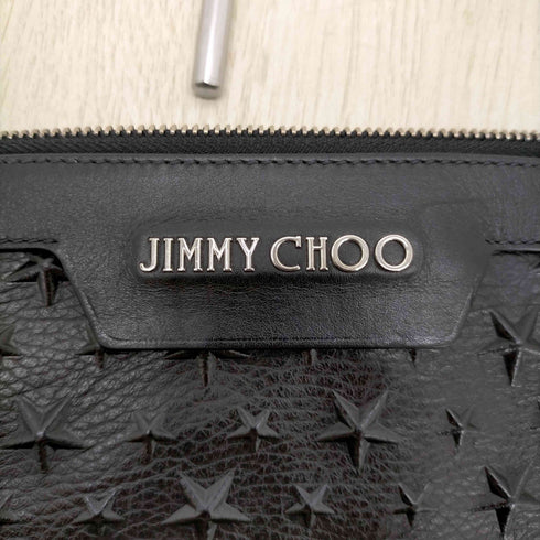 ジミーチュウ JIMMY CHOO derry スターエンボスクラッチバッグ メンズ