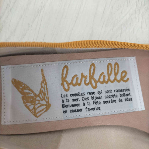 ファルファーレ farfalle リボン エナメル バレエシューズ レディース JPN:38