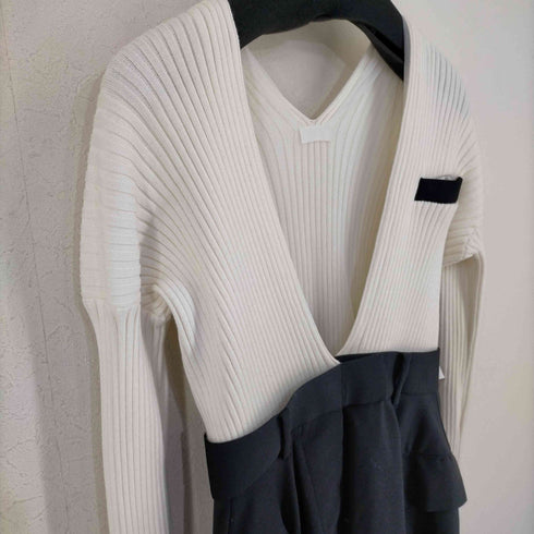 サカイ Sacai ニットトラウザーカットドレス 再構築ワンピース レディース JPN:1