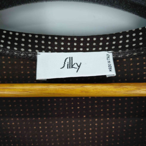 シルキー Silky イタリア製 ドットカットソー レディース EUR:46