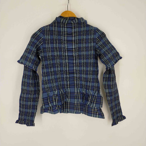 ヨシキヒシヌマ PEPLUM by YOSHIKI HISHINUMA プリーツ アンサンブル シワ加工 フリルプリーツシャツ フリルカットソー レディース JPN:2