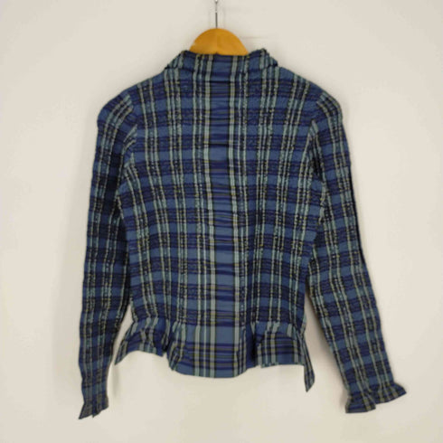 ヨシキヒシヌマ PEPLUM by YOSHIKI HISHINUMA プリーツ アンサンブル シワ加工 フリルプリーツシャツ フリルカットソー レディース JPN:2