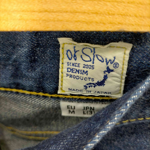 オアスロウ or slow 105 セルビッチ ジップフライ デニム パンツ メンズ JPN:L