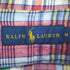 ラルフローレン RALPH LAUREN ボニー刺繍 マルチカラー チェック ボタンダウンリネンシャツ メンズ import:M