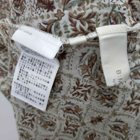 ビーミングバイビームス B:MING by BEAMS 2WAY ボタニカルブラウス レディース S
