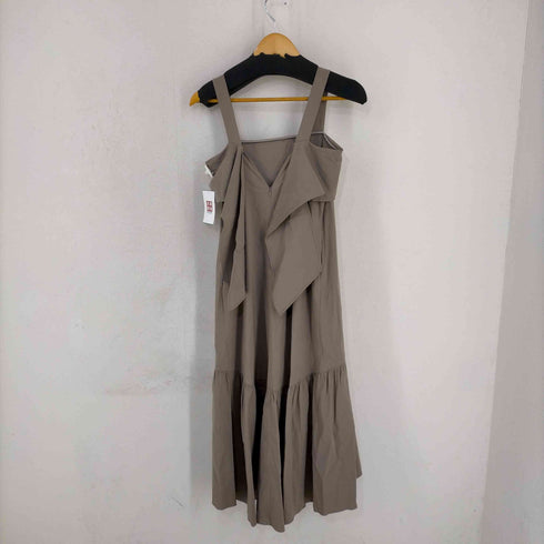 セオリー theory ECO.CRUNCH.WASH/TIE.BK.DRESS 380コニャック レディース P