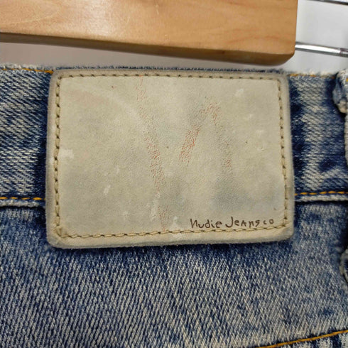 ヌーディージーンズ Nudie Jeans SLIM JIM クラッシュ加工ジップフライデニムパンツ メンズ W29 L32