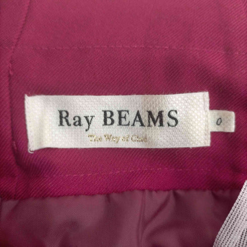 レイビームス Ray BEAMS サイドベルト2タックパンツ レディース JPN:0