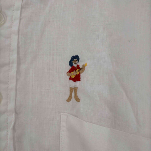 キャプテンサンタ CAPTAIN SANTA 刺繍ハーフボタンプルオーバーシャツ メンズ JPN:M