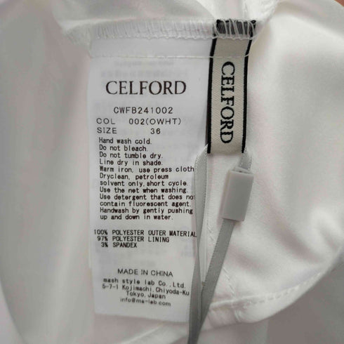 セルフォード CELFORD ボウタイ付きシア―ブラウス レディース 36