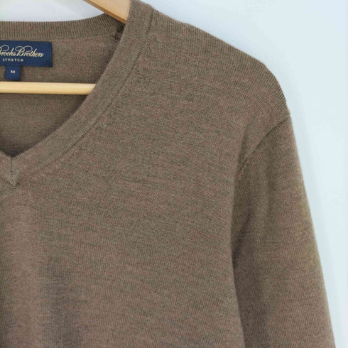 ブルックスブラザーズ BROOKS BROTHERS ウールナイロン Vネックニット セーター メンズ import:M