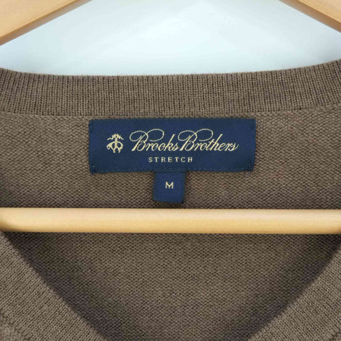 ブルックスブラザーズ BROOKS BROTHERS ウールナイロン Vネックニット セーター メンズ import:M