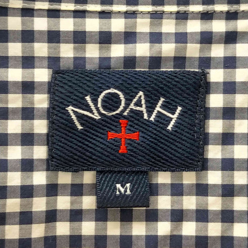 ノア NOAH オープンカラーボックスシルエット ギンガムチェック メンズ JPN:M