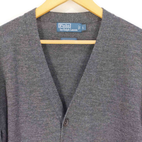 ポロバイラルフローレン Polo by RALPH LAUREN MERINO WOOL メリノウール ニットカーディガン メンズ import:L