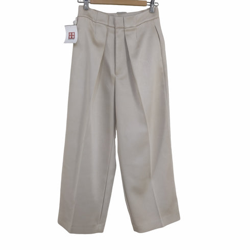 ザラ ZARA Zara DARTED SATIN EFFECT PANTS レディース XS
