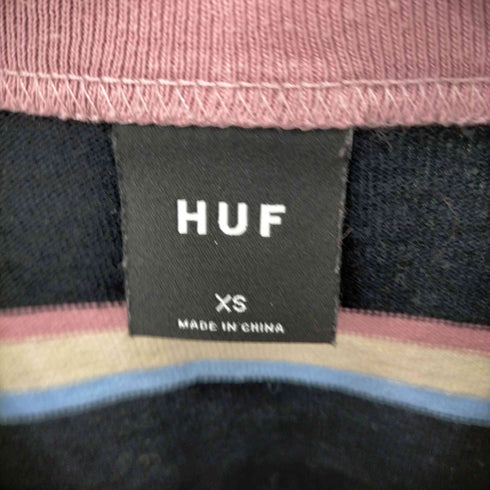ハフ HUF CO STRIPE CREW ボーダーTシャツ レディース JPN:XS