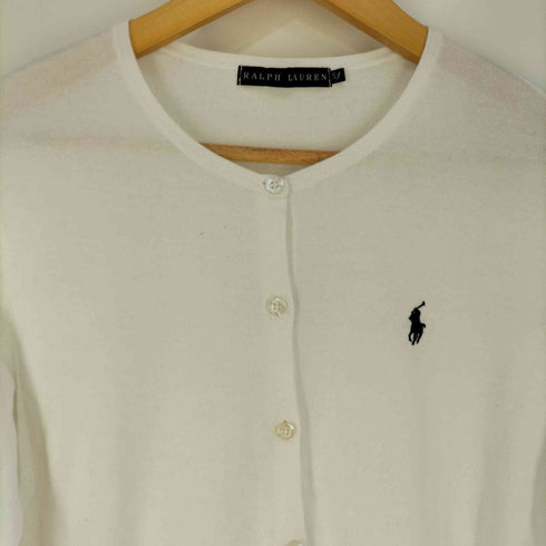 ラルフローレン RALPH LAUREN ポニー刺繍 コットンニットカーディガン レディース 5F