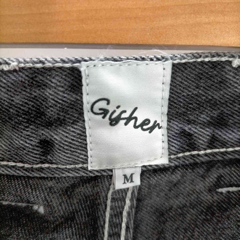 GISHER ワイドデニムパンツ メンズ JPN:M