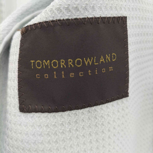 トゥモローランド TOMORROWLAND 2019SS ポリエステルワッフル ノーカラージャケット レディース JPN:34