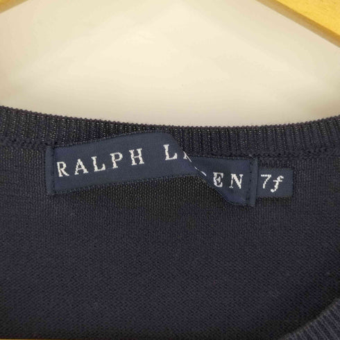 ラルフローレン RALPH LAUREN フレンチスリーブ クルーネック コットンTシャツ レディース 7F