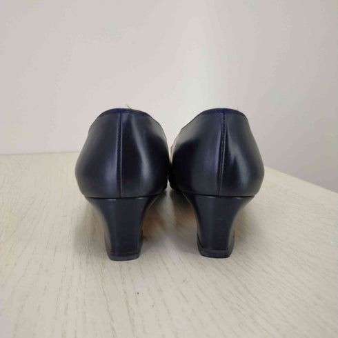 サルヴァトーレフェラガモ Salvatore Ferragamo デザインヒールパンプス レディース 22.5